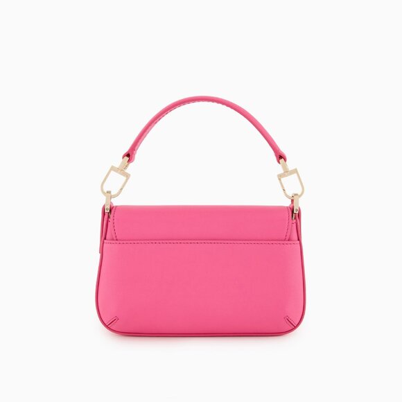 NWT Mini Giorgio Armani la Prima Pink Leather Crossbody Shoulder Bar Purse